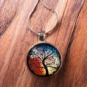 Multicolor Tree of Life Necklace